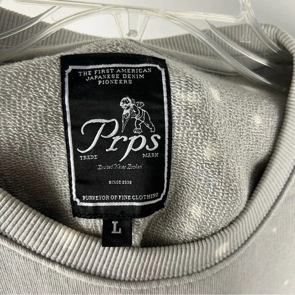 PRPS Sounds of Purpose Graphic Print Men's Sweater - White